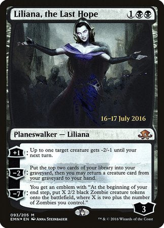 Liliana, the Last Hope [Eldritch Moon Promos] | Magic Magpie