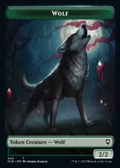 Wolf // Insect Double-sided Token [Commander Legends: Battle for Baldur's Gate Tokens] | Magic Magpie