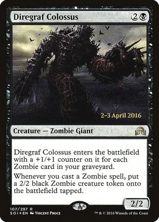 Diregraf Colossus [Shadows over Innistrad Promos] | Magic Magpie