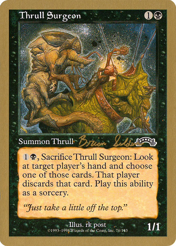 Thrull Surgeon (Brian Selden) [World Championship Decks 1998] | Magic Magpie