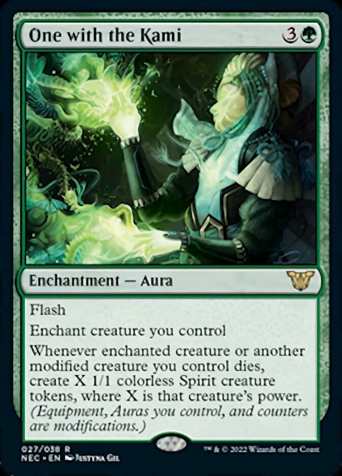 One with the Kami [Kamigawa: Neon Dynasty Commander] | Magic Magpie