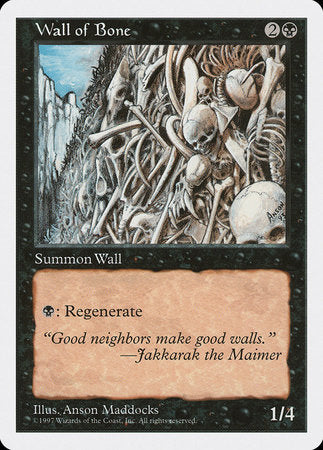 Wall of Bone [Fifth Edition] | Magic Magpie