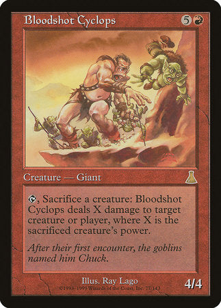 Bloodshot Cyclops [Urza's Destiny] | Magic Magpie