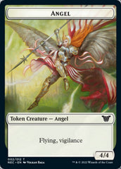 Angel // Elephant Double-sided Token [Kamigawa: Neon Dynasty Commander Tokens] | Magic Magpie