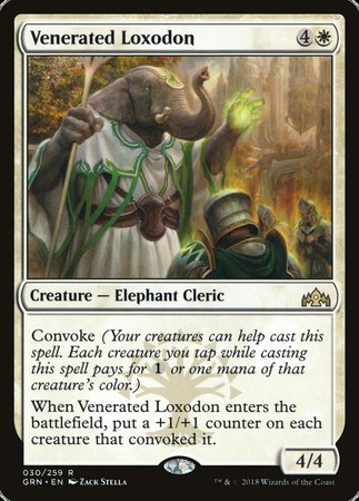 Venerated Loxodon [Guilds of Ravnica] | Magic Magpie