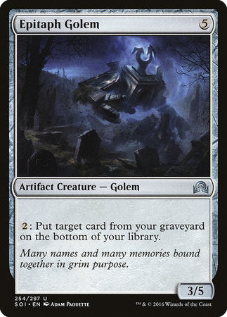 Epitaph Golem [Shadows over Innistrad] | Magic Magpie