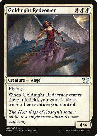 Goldnight Redeemer [Duel Decks: Blessed vs. Cursed] | Magic Magpie