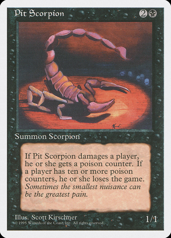 Pit Scorpion [Fourth Edition] | Magic Magpie