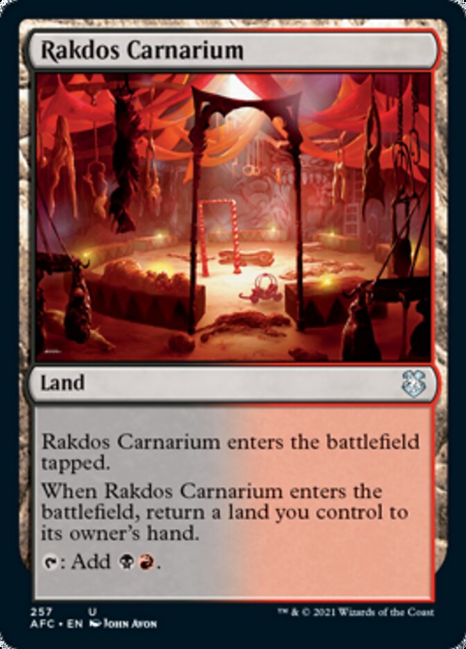 Rakdos Carnarium [Dungeons & Dragons: Adventures in the Forgotten Realms Commander] | Magic Magpie