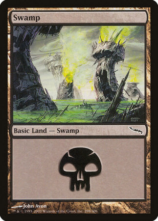 Swamp (298) [Mirrodin] | Magic Magpie