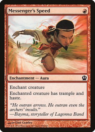 Messenger's Speed [Theros] | Magic Magpie