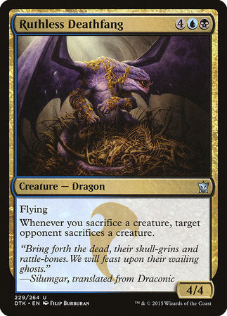 Ruthless Deathfang [Dragons of Tarkir] | Magic Magpie