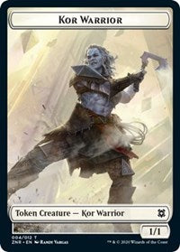 Kor Warrior // Plant Double-sided Token [Zendikar Rising Tokens] | Magic Magpie