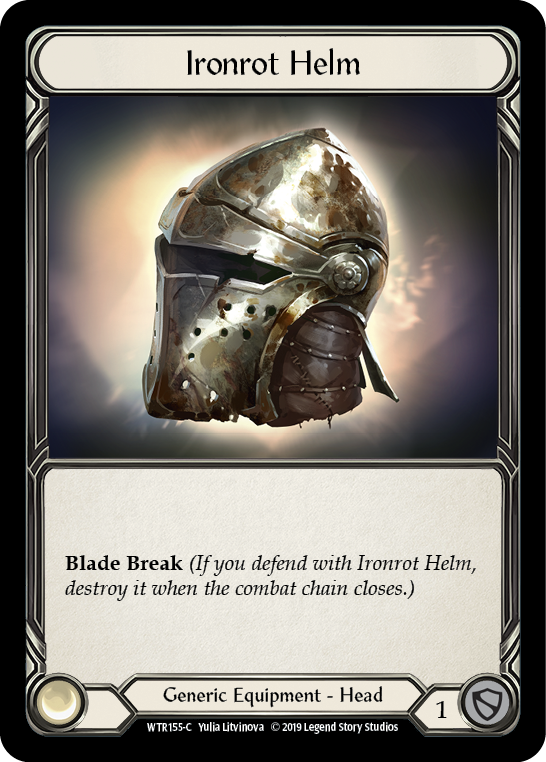 Ironrot Helm [WTR155-C] Alpha Print Cold Foil | Magic Magpie