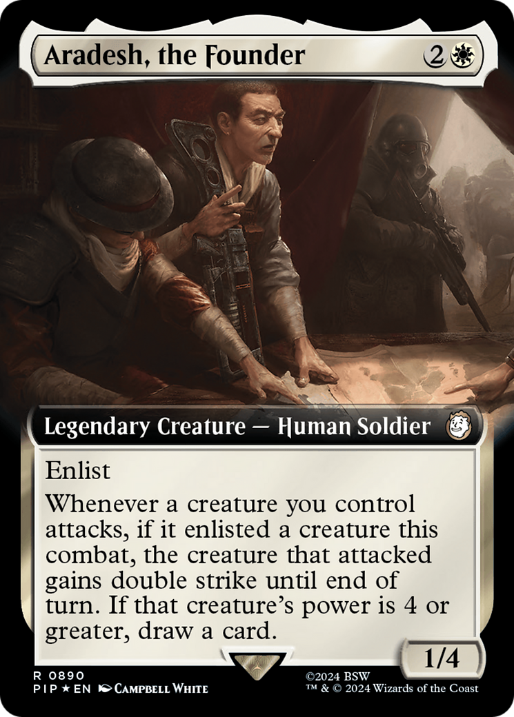 Aradesh, the Founder (Extended Art) (Surge Foil) [Fallout] | Magic Magpie