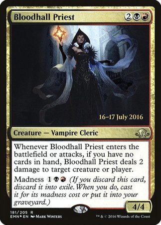 Bloodhall Priest [Eldritch Moon Promos] | Magic Magpie