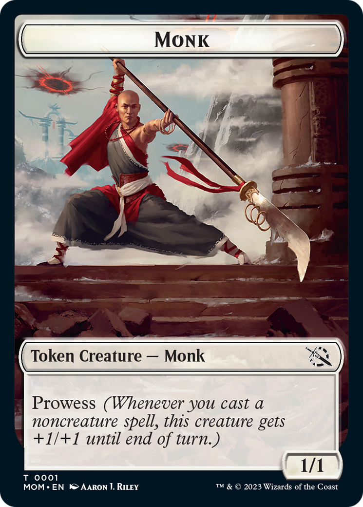 Monk Token [March of the Machine Tokens] | Magic Magpie