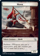 Monk // Phyrexian Hydra (11) Double-Sided Token [March of the Machine Tokens] | Magic Magpie