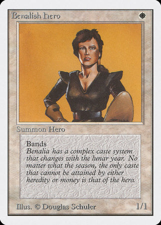 Benalish Hero [Unlimited Edition] | Magic Magpie