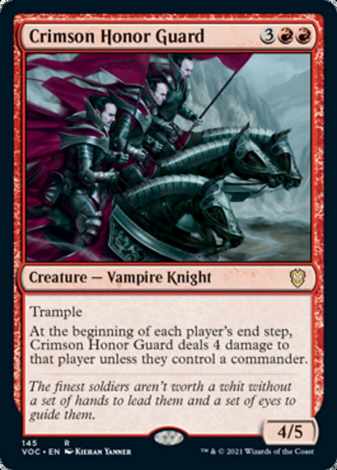 Crimson Honor Guard [Innistrad: Crimson Vow Commander] | Magic Magpie