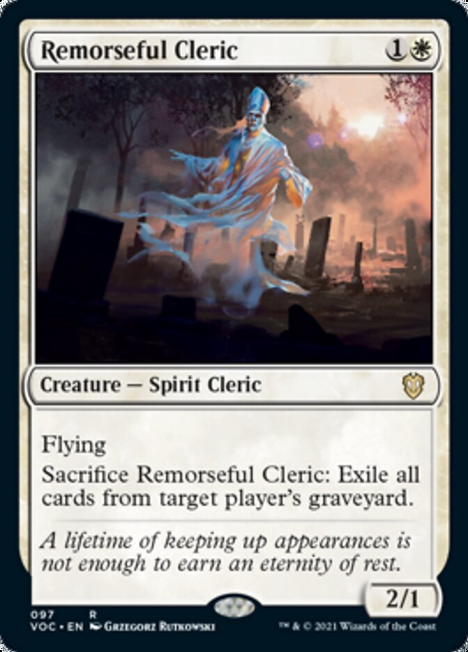 Remorseful Cleric [Innistrad: Crimson Vow Commander] | Magic Magpie