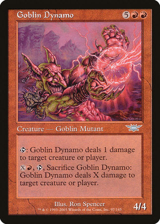 Goblin Dynamo [Legions] | Magic Magpie