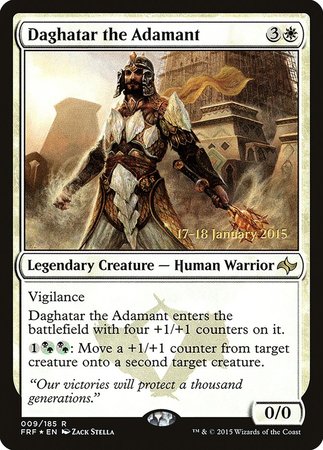 Daghatar the Adamant [Fate Reforged Promos] | Magic Magpie