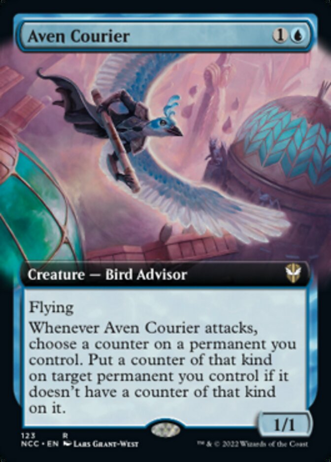 Aven Courier (Extended Art) [Streets of New Capenna Commander] | Magic Magpie