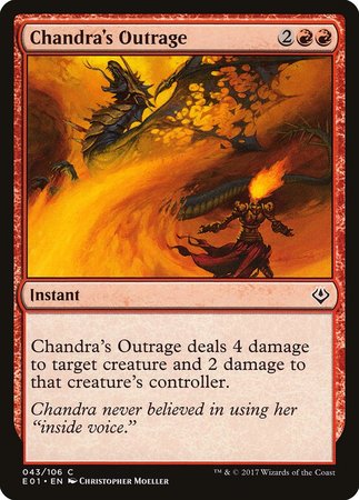 Chandra's Outrage [Archenemy: Nicol Bolas] | Magic Magpie