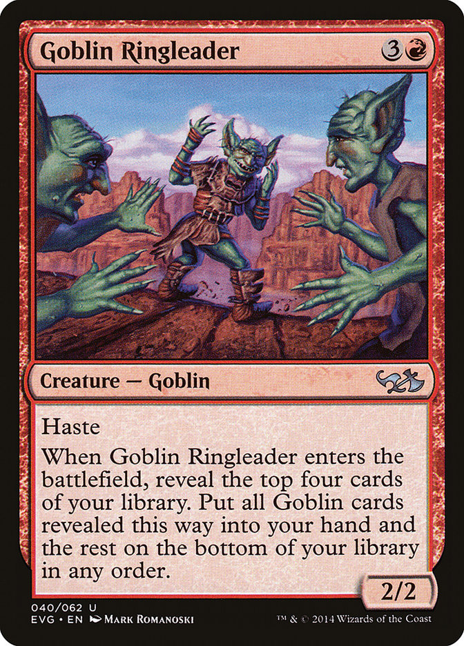 Goblin Ringleader (Elves vs. Goblins) [Duel Decks Anthology] | Magic Magpie