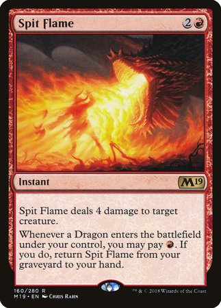 Spit Flame [Core Set 2019] | Magic Magpie