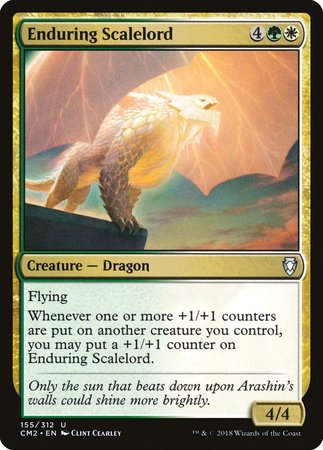 Enduring Scalelord [Commander Anthology Volume II] | Magic Magpie