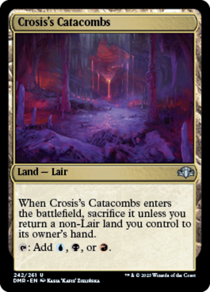 Crosis's Catacombs [Dominaria Remastered] | Magic Magpie