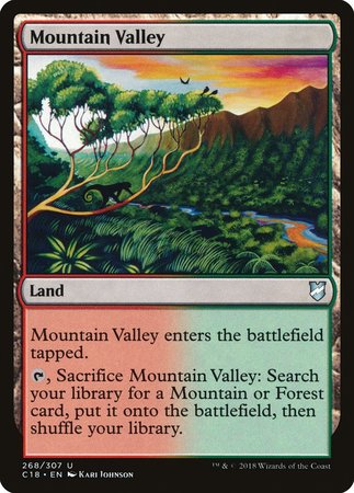 Mountain Valley [Commander 2018] | Magic Magpie