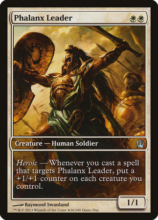 Phalanx Leader [Theros Promos] | Magic Magpie
