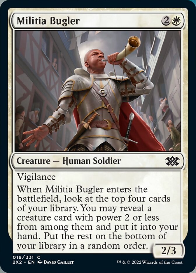 Militia Bugler [Double Masters 2022] | Magic Magpie