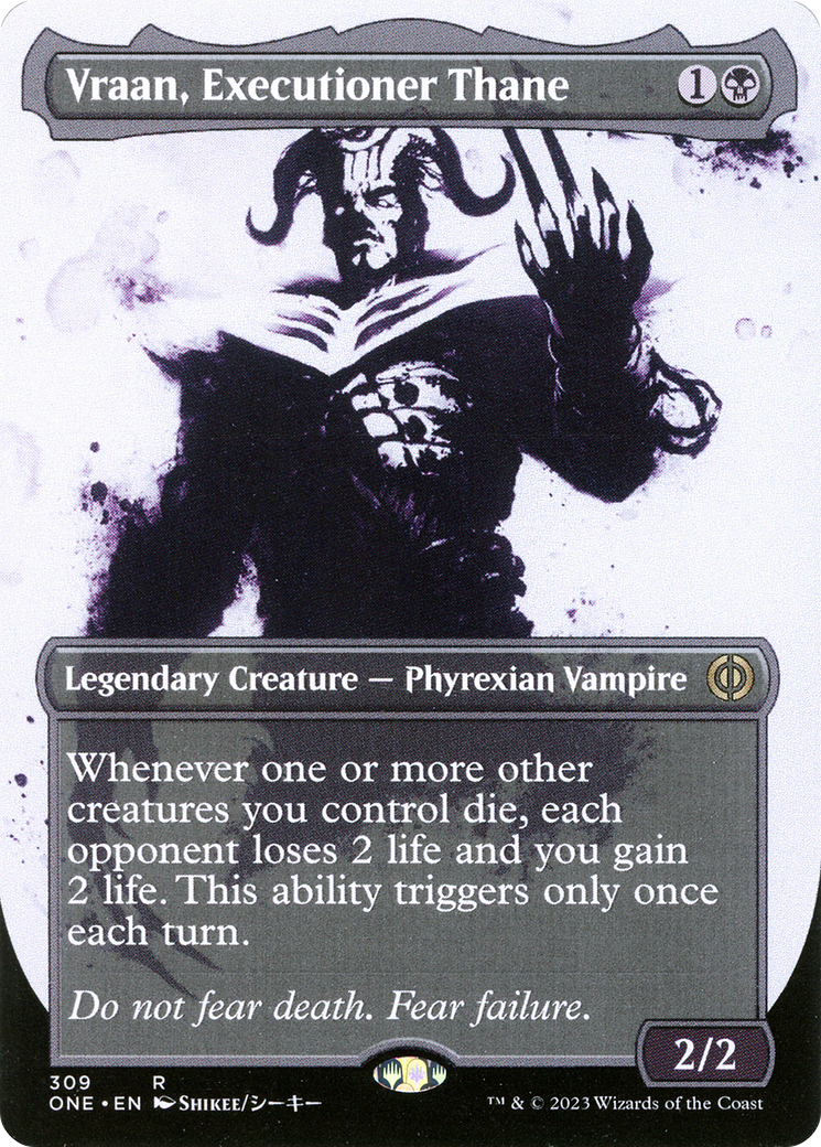 Vraan, Executioner Thane (Borderless Ichor) [Phyrexia: All Will Be One] | Magic Magpie