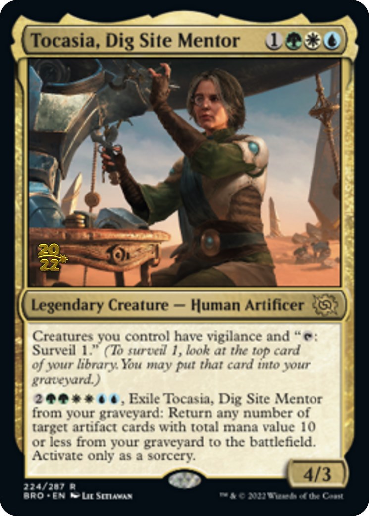 Tocasia, Dig Site Mentor [The Brothers' War: Prerelease Promos] | Magic Magpie