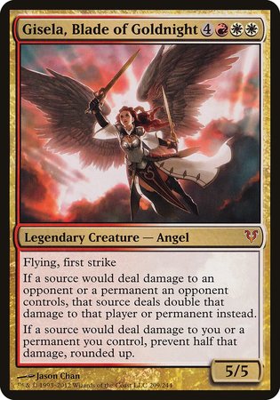 Gisela, Blade of Goldnight (Oversized) [Open the Helvault] | Magic Magpie