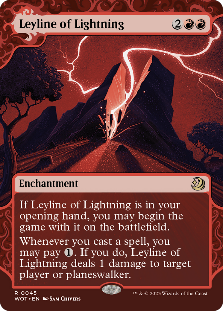 Leyline of Lightning [Wilds of Eldraine: Enchanting Tales] | Magic Magpie