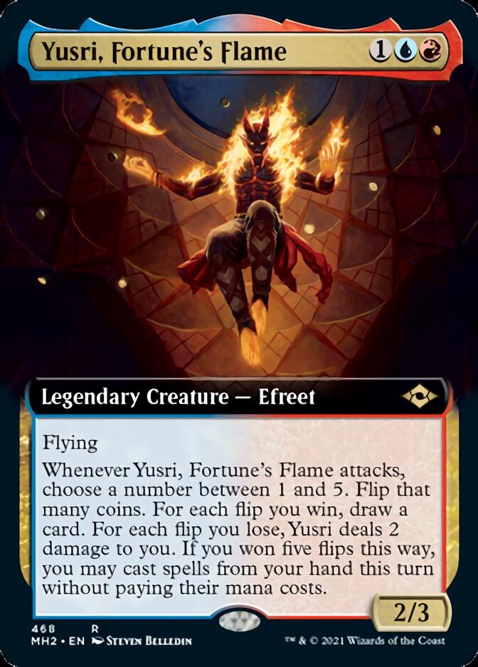 Yusri, Fortune's Flame (Extended Art) [Modern Horizons 2] | Magic Magpie