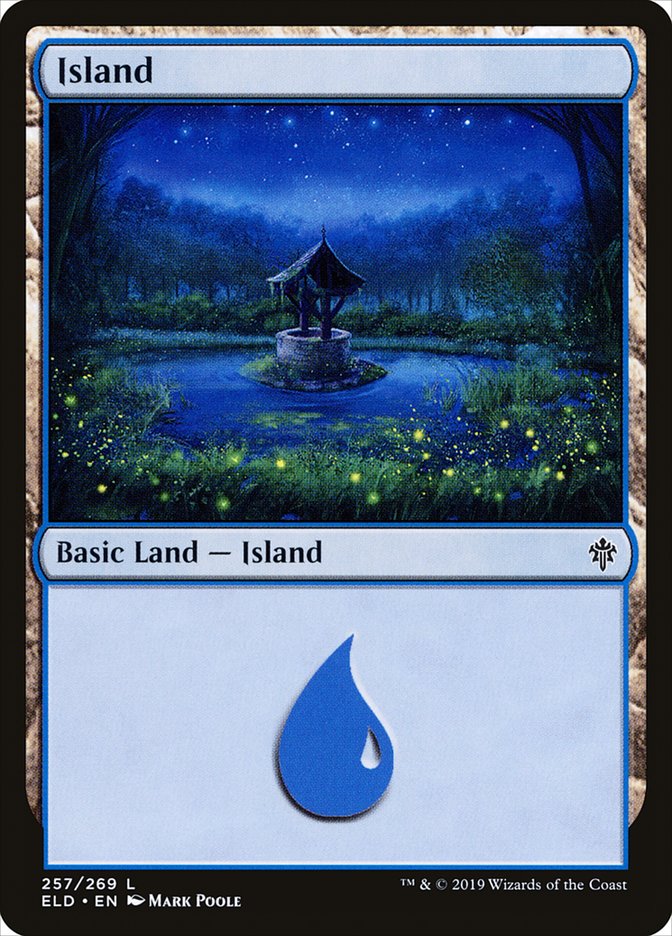 Island (257) [Throne of Eldraine] | Magic Magpie