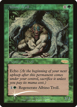 Albino Troll [Friday Night Magic 2002] | Magic Magpie