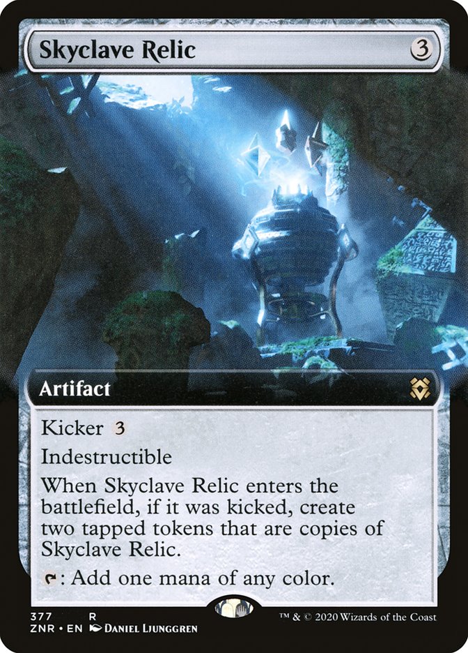 Skyclave Relic (Extended Art) [Zendikar Rising] | Magic Magpie