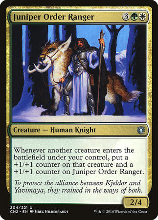 Juniper Order Ranger [Conspiracy: Take the Crown] | Magic Magpie