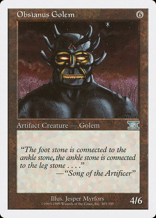 Obsianus Golem [Classic Sixth Edition] | Magic Magpie