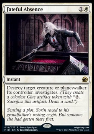 Fateful Absence (Promo Pack) [Innistrad: Midnight Hunt Promos] | Magic Magpie