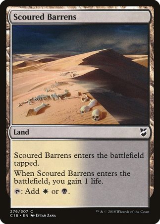 Scoured Barrens [Commander 2018] | Magic Magpie