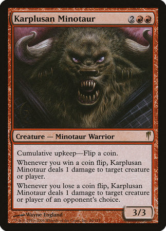 Karplusan Minotaur [Coldsnap] | Magic Magpie