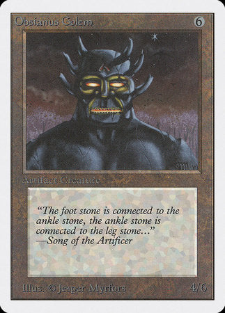 Obsianus Golem [Unlimited Edition] | Magic Magpie